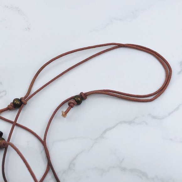 Artisan Hand Made Copper and Brass Necklace - Picture 8 of 13